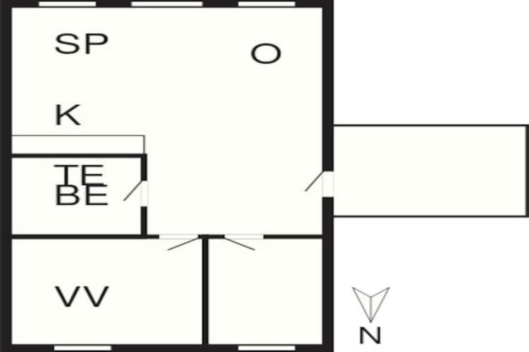 4 Person Holiday Home In R M Sønderby Kültér fotó